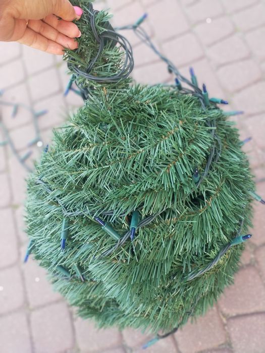 kula ozdobna zielona