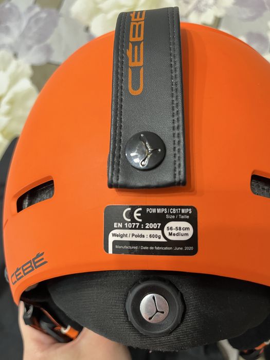 Шолом для сноуборду та лиж Cébé Pow MIPS Medium 56-58см з чохлом