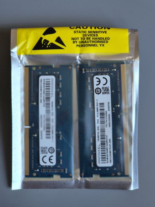Pamięć RAM 16GB (2x8GB) SODIMM DDR4 2666MHz
