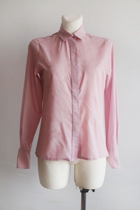 Różowa klasyczna koszula S