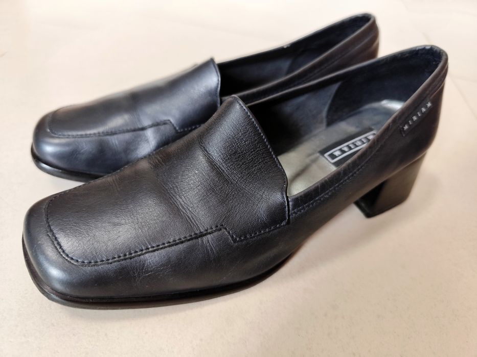 Sapatos cinzentos em pele genuína - Miriam (Tam. 36.5)