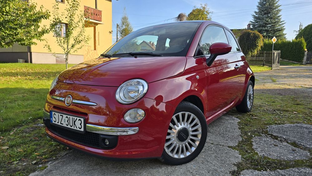 Fiat 500 szklany dach