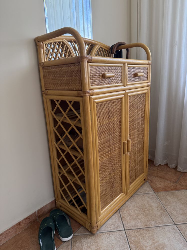 Meble rattan komplet