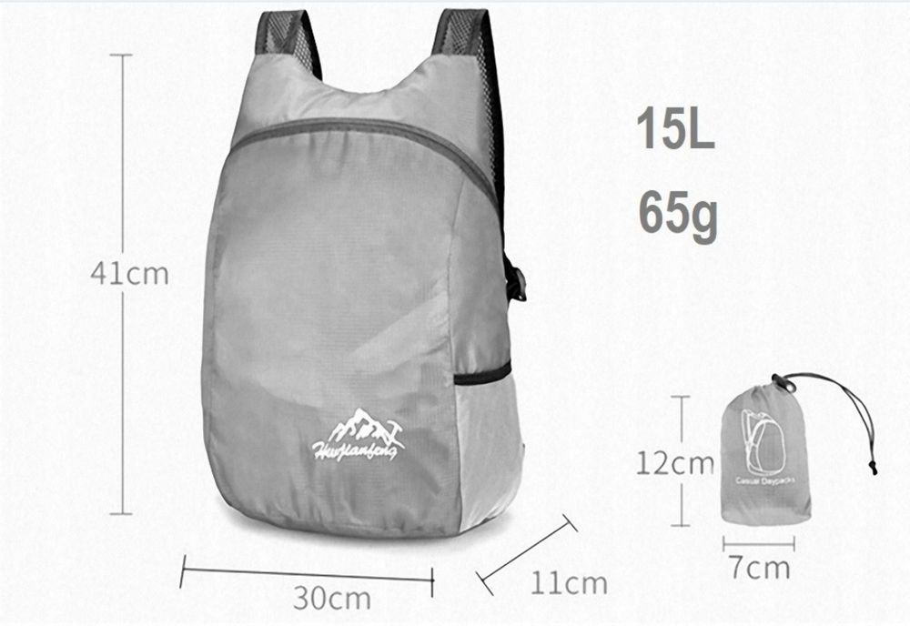 Plecak składany turystyczny sportowy ultralekki do biegania na zakupy