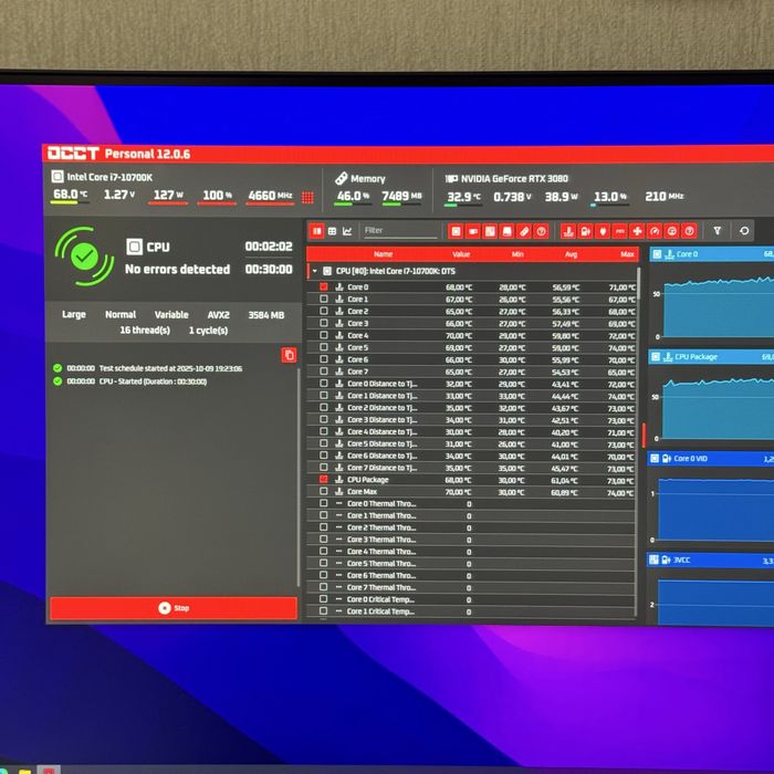 Комплект i7 10700K, материнка Asus H470, охолодження