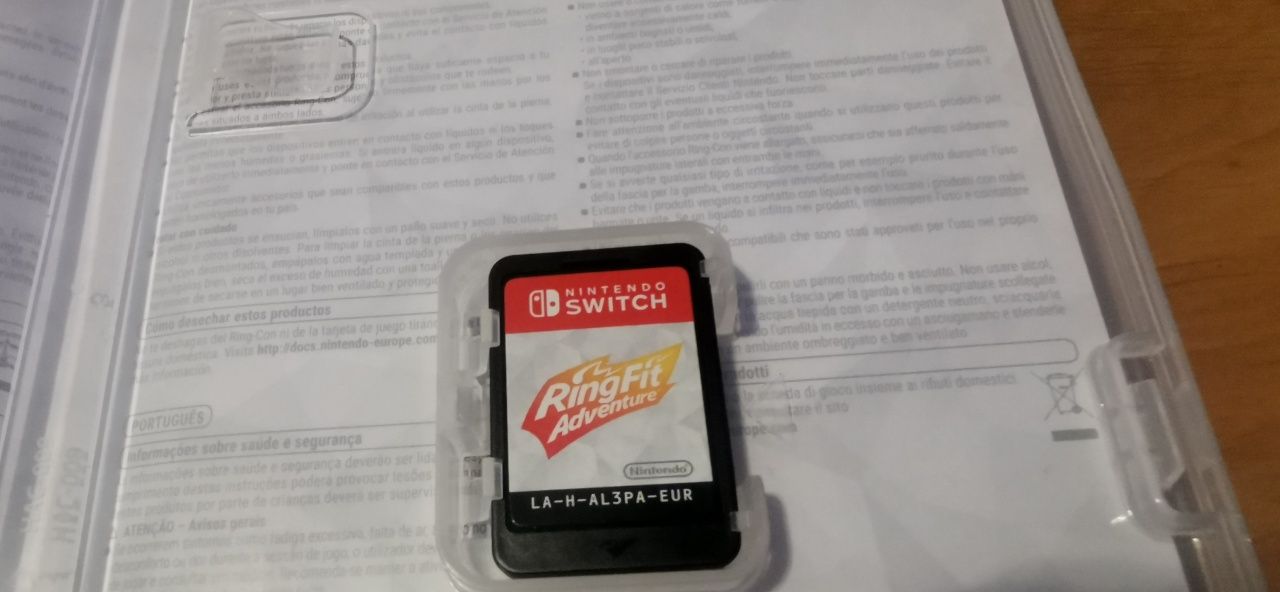 Gra ring fit adwenture na Nintendo switch