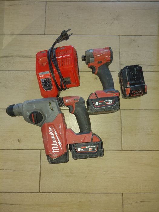 Milwaukee hilti młotowierta,  piła szablasta,  wyrzynarka , wiertarka