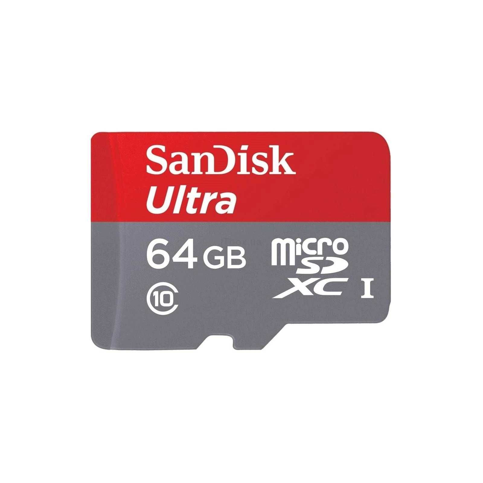 Оригінал!!! карта пам'яті SanDisk 64GB microSD Class 10 UHS-I Ultra