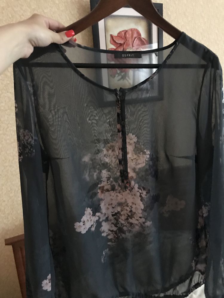 Прозора Блуза із квітковим принтом  від SPIRIT