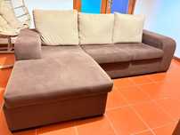 Sofá com chaise longue