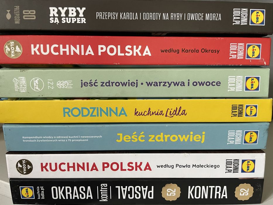 7 książek kucharskich Lidl