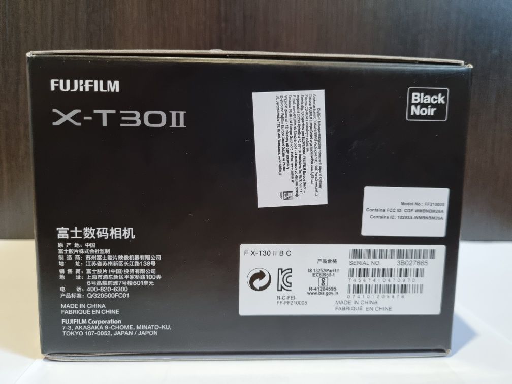 Бездзеркальний фотоапарат Fujifilm X-T30 II Body Black (16759615)