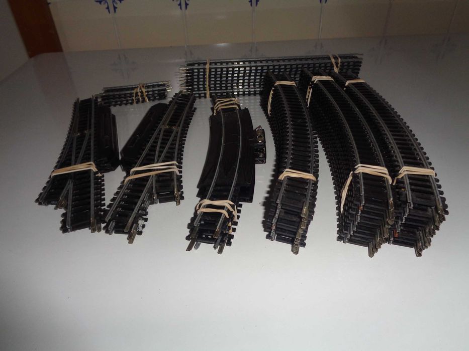 1:87 Mehano Mega lote de 54 vias pista comboio