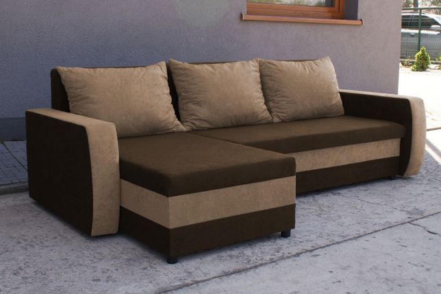 Narożnik Saturn Kanapa Sofa rogówka z funkcją spania