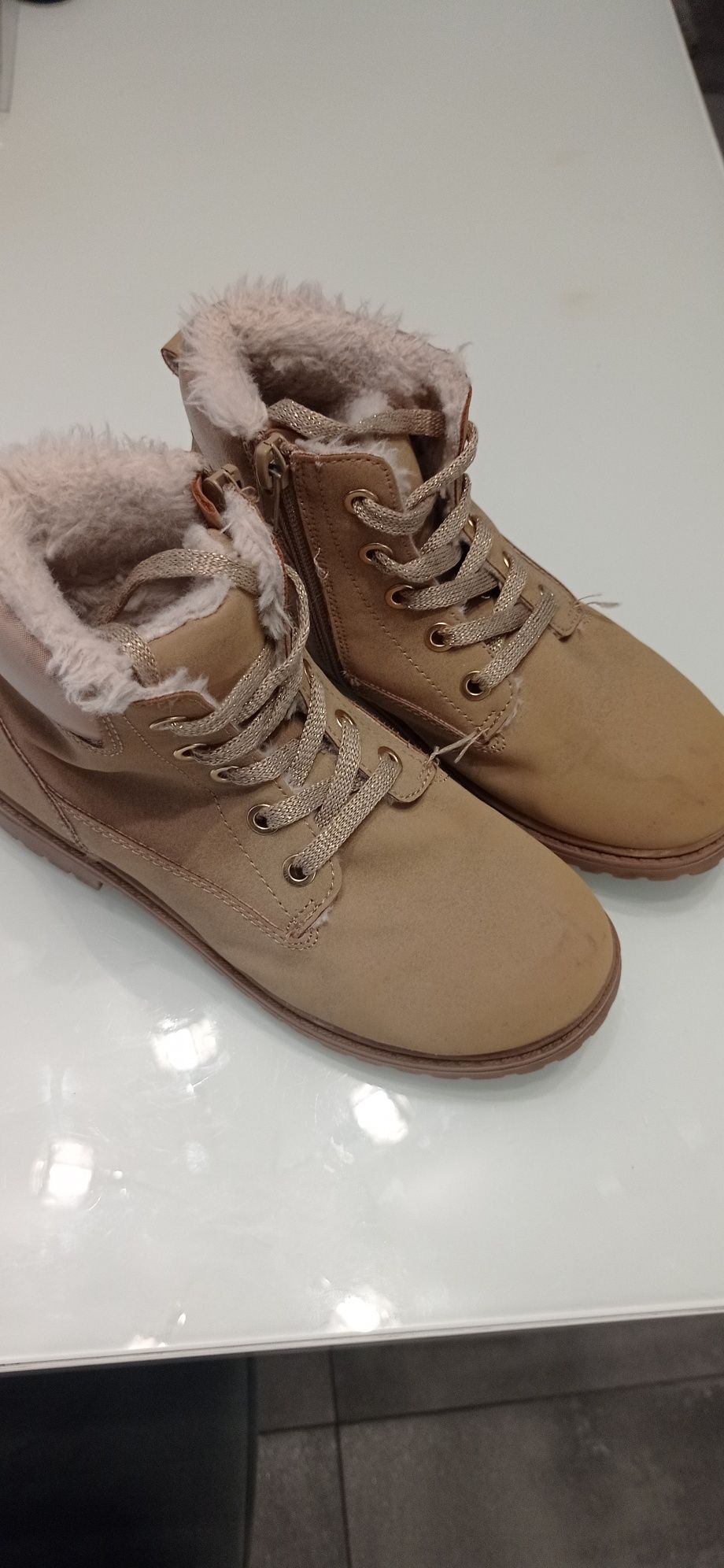 Buty zimowe dziewczęce r.32