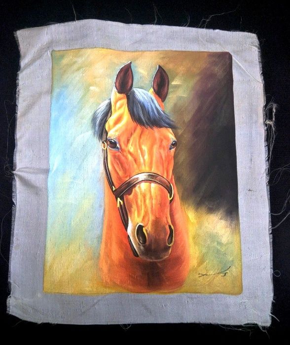 Pintura Cavalo Seda 2