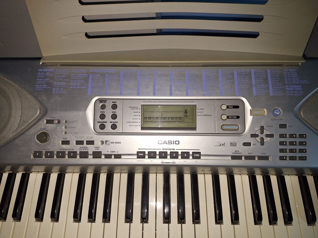 Keyboard Casio CTK-691 +stojak+pokrowiec