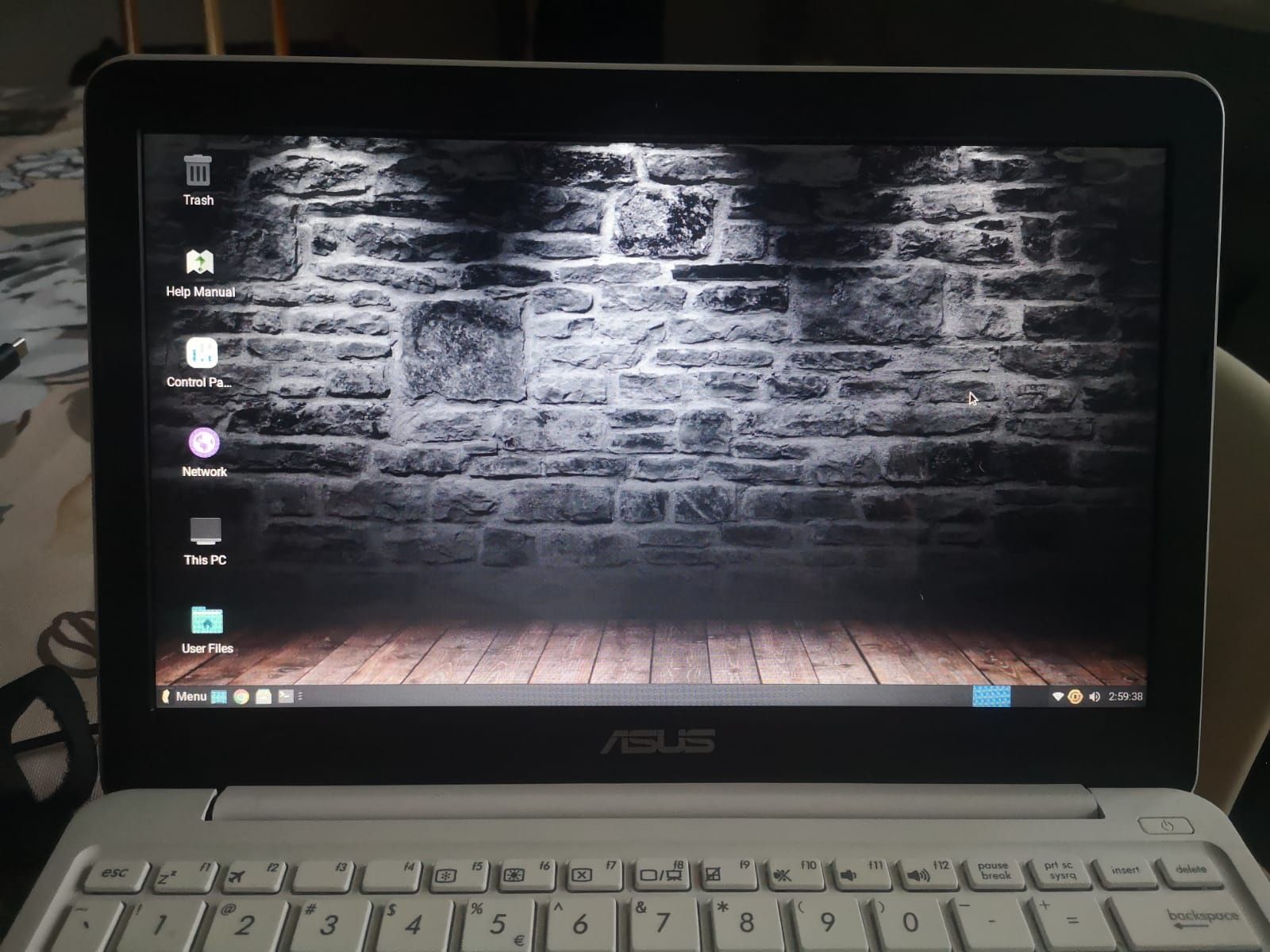 Kompaktowy laptop ASUS E200H, biały, 11,6", Linux do nauki