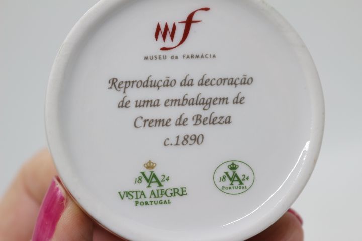 Caixa Regaleira Vista Alegre Creme de Beleza 1992 6cm