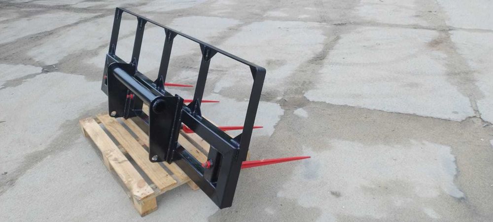 Ramka do balotów z nadstawką 80 cm transport 2 / 3 szt. bele udźwig 2t
