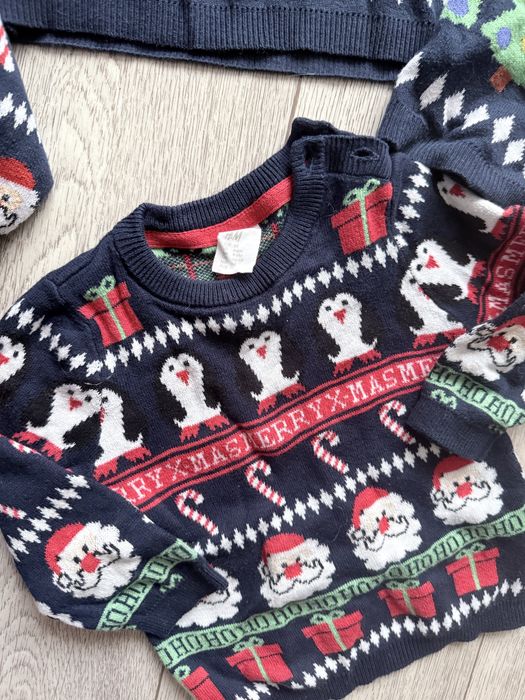 Новорічні светри для сімейної фотосесії family look