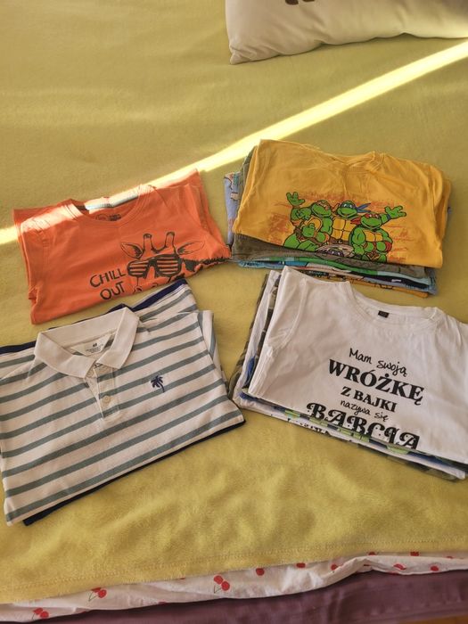 Koszulki krótki rękaw r. 122