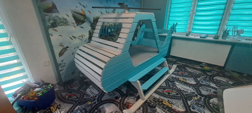 Łóżeczko dla chlopca HELIKOPTER