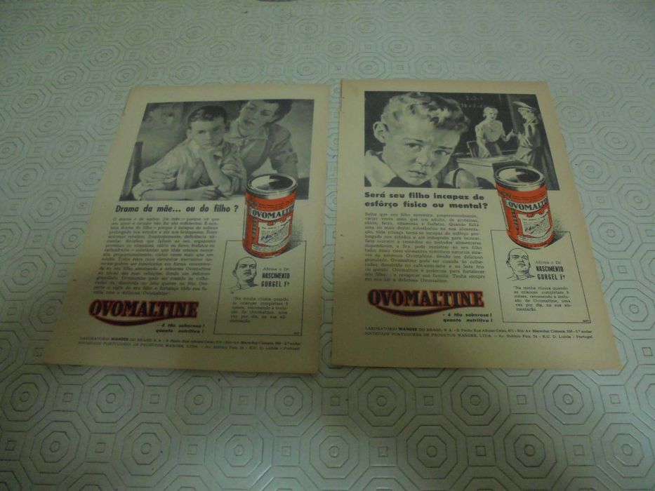 Ovomaltine publicidades antigas dos anos 60