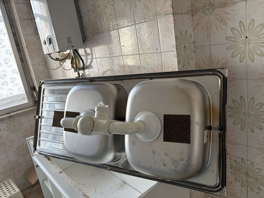 Lava louça em inox 2 cubas