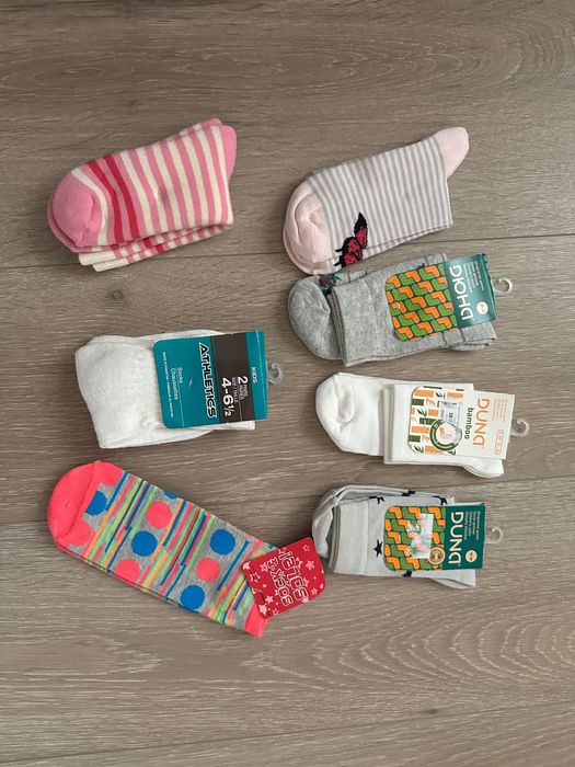 Колготи гетри шкарпетки чорні білі махрові капрон George 7-12