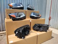 Фара линза led галоген лэд COMPASS оптика фары компас фара