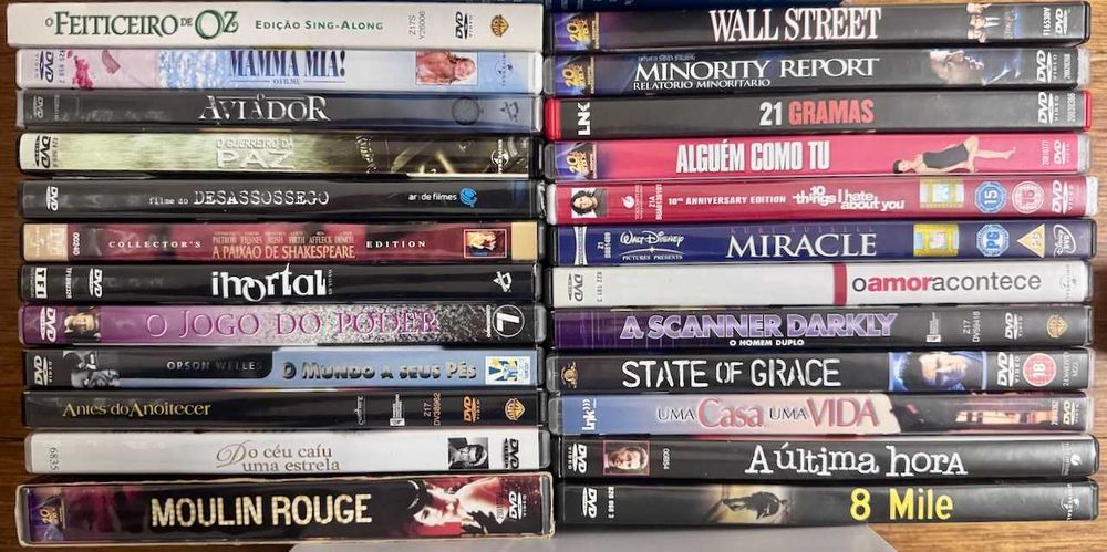 8 Mile + Minority Report + 22 Filmes (DVD) *Legendas PT*