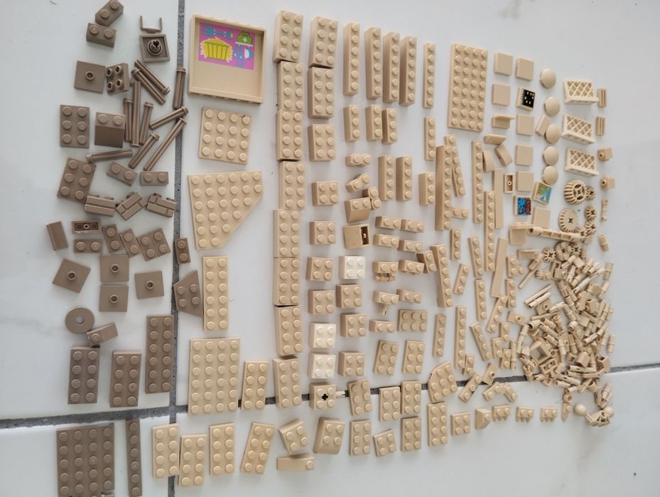 LEGO peças original cor beige