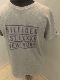 Tommy Hilfiger męska koszulka crewneck tee, bawełna r. M idealny stan