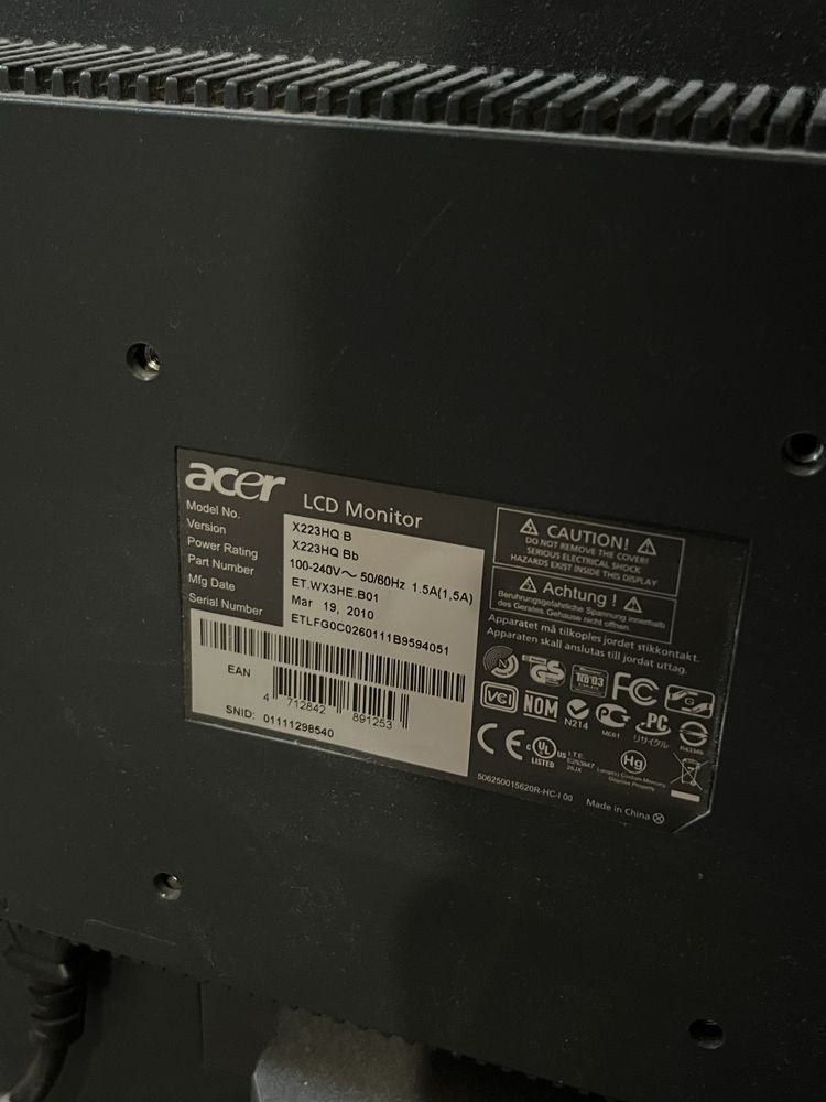 Монитор Acer X223HQ B
