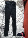 Czarne spodnie jeansy dżinsy drdenim jeansmakers