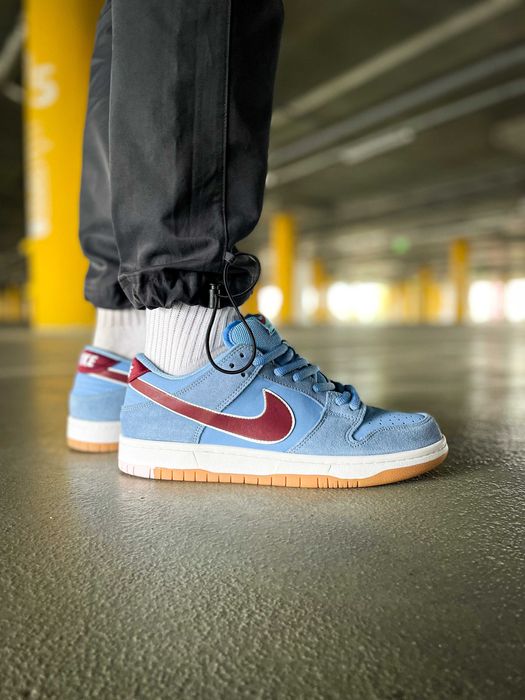 Мужские кроссовки Nike SB Dunk Low "Valour Blue Team Maroon" 41-45