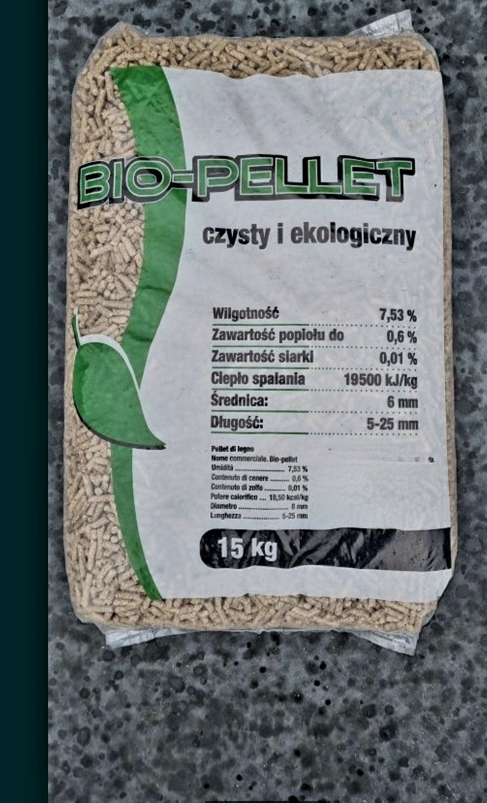 Pelet Pellet Drzewny A1