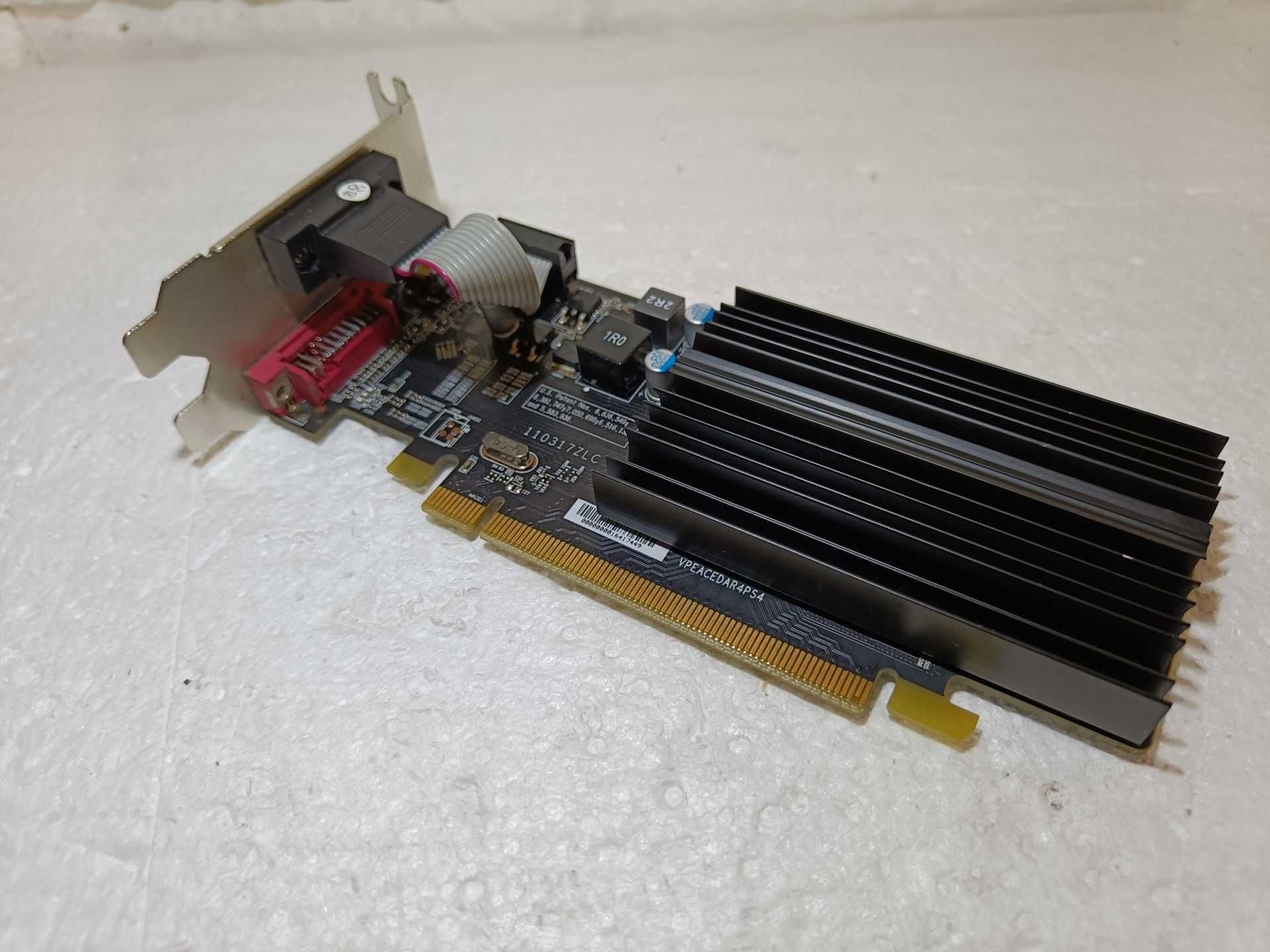 Видеокарта MSI AMD HD5450 низкопрофильная (под тонкий корпус), 1 Гб
