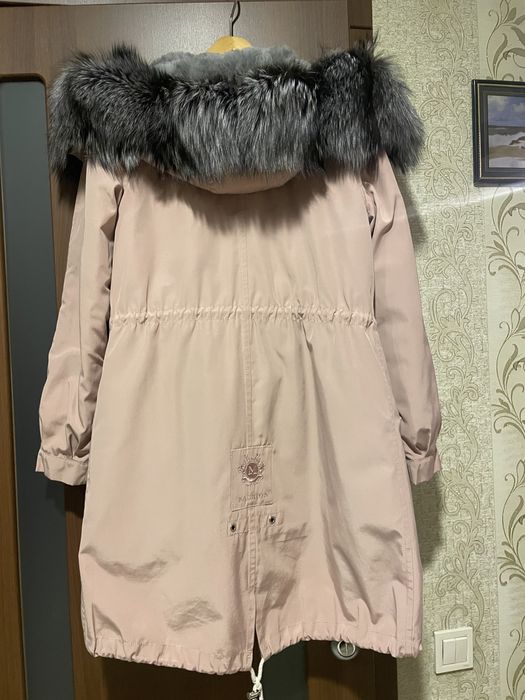 Парка с натуральным мехом