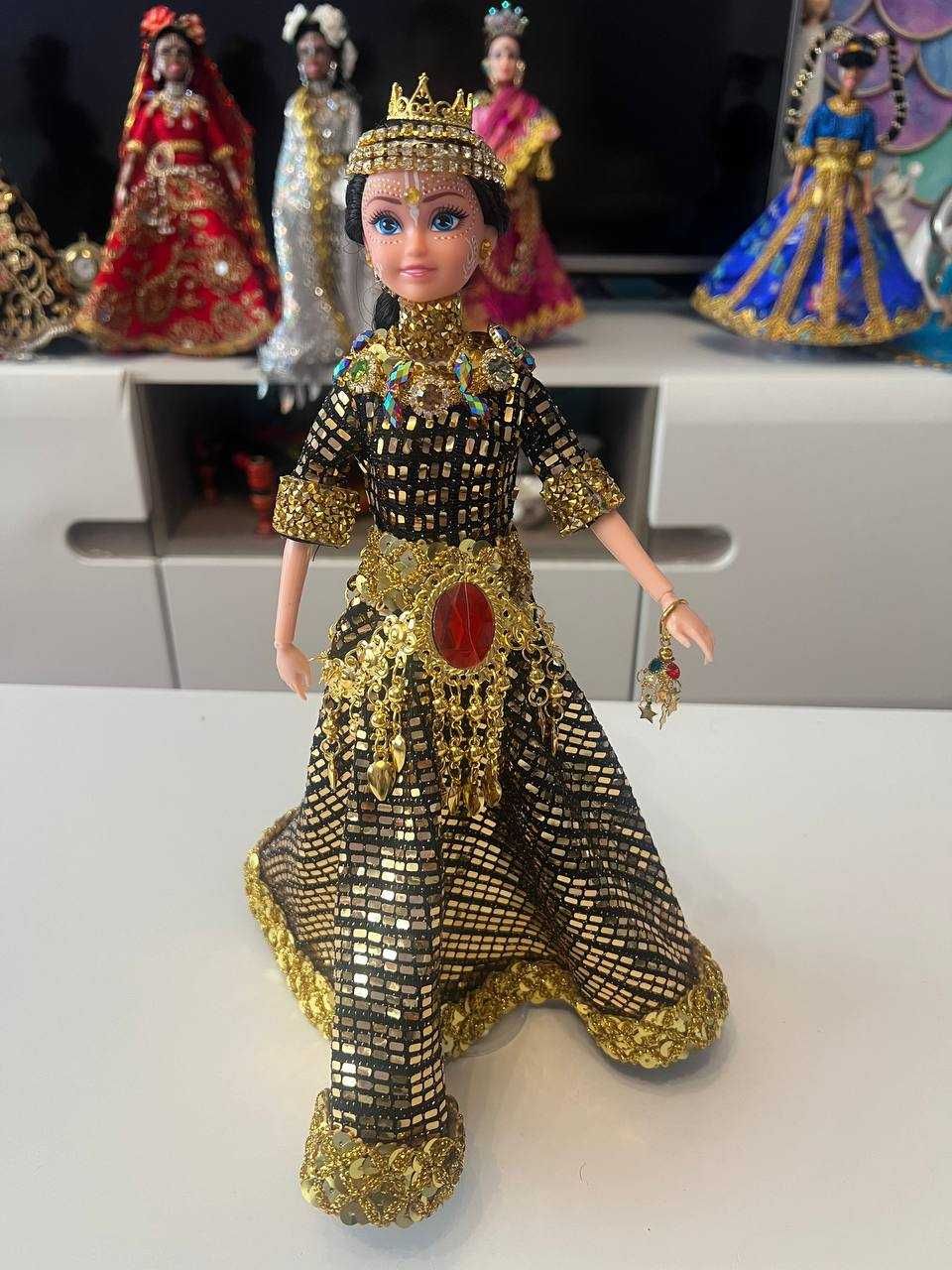 Lalka Barbie - Indyjska Księżniczka Sarah - rękodzieło