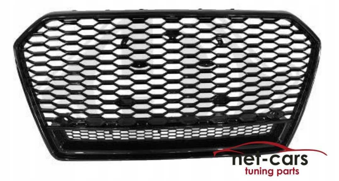 Grill AUDI A6 C7 4G 11-14 wzór RS6 czarny połysk