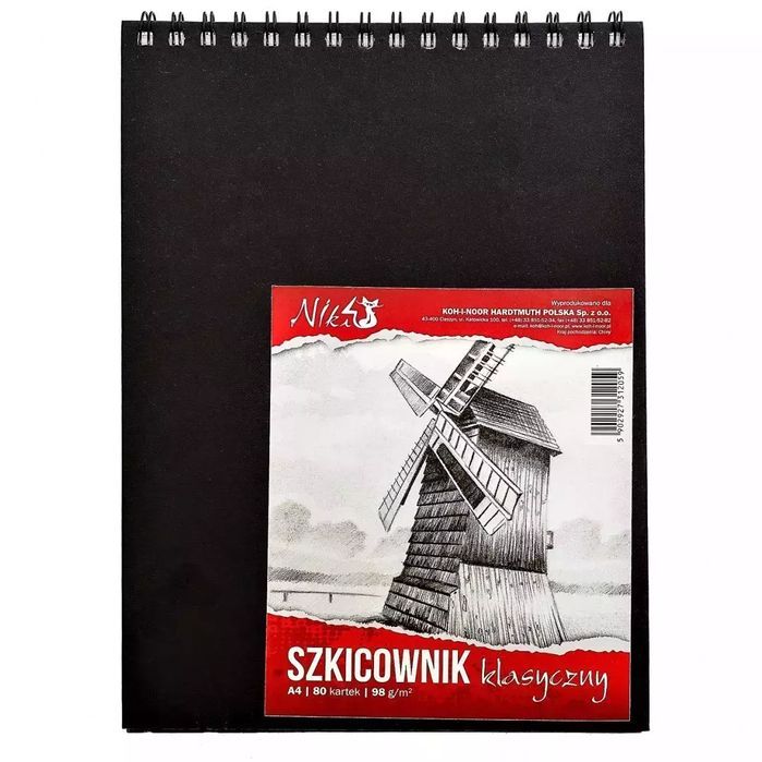 Szkicownik A4, 80 kartek. Koh-I-Noor