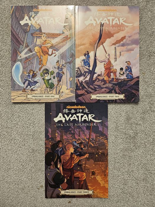 Zestaw Komiksów „Avatar: The Last Airbender”–angielski, cała kolekcja