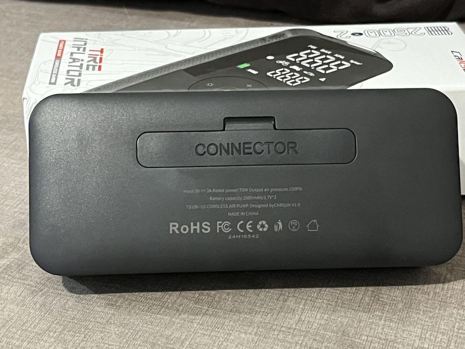 Compressor de ar/power Bank