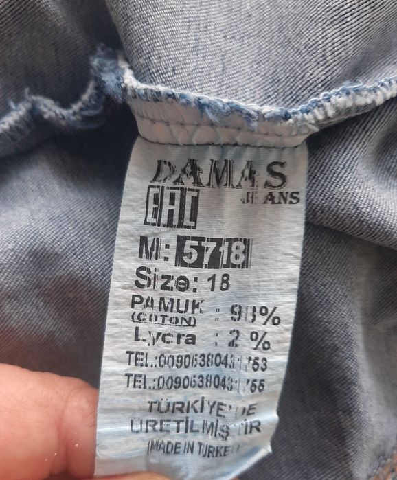 Kurtka jeansowa dla dziewczynki rozmiar 164