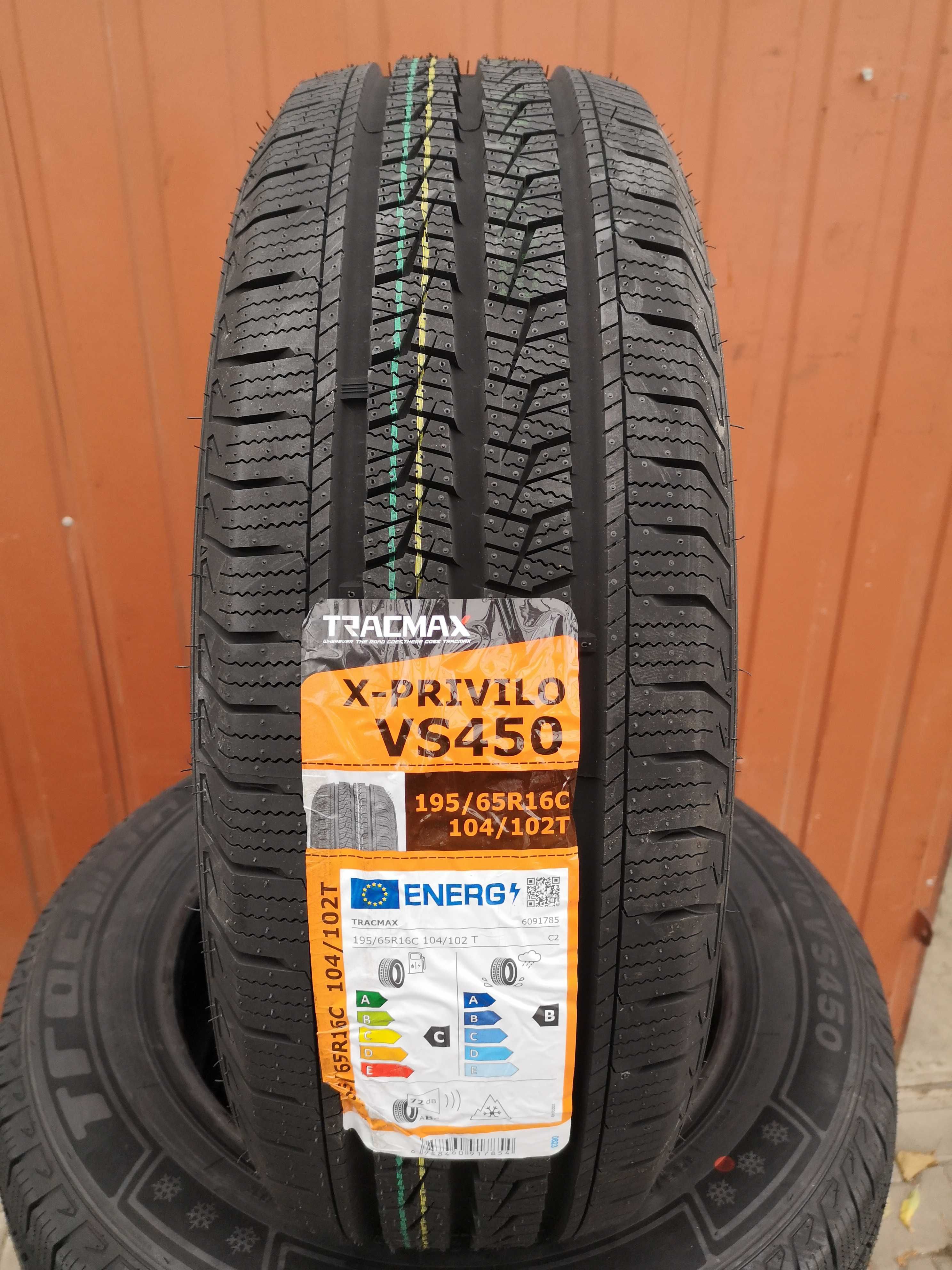 195/65 R16 C 104/102 R - Tracmax X-Privilo VS450 (2 sztuki) NOWE