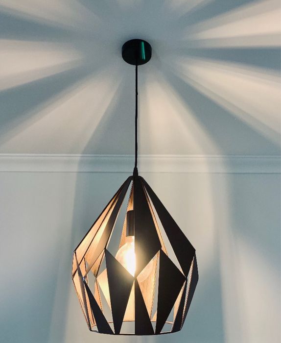 Candeeiro teto Leroy como novo