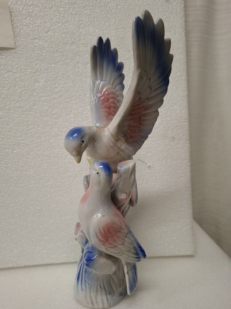Gołębie figurka porcelanowa vintage