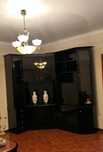 Móvel de sala lacado preto